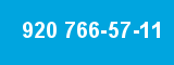 920 766-57-11